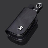 Peugeot PU Leather Car Key Bag Key Case