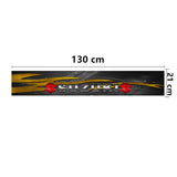 130x21cm Suzuki Car Front Trunk Windshield Sunshade Sticker Decal