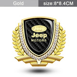 Jeep Metal Diamond Car Rear Sticker Auto Window Emblem Badge Decal