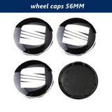 4pcs/set 56mm 60mm 63mm SEAT ABS Car Wheel Hub Center Caps Covers