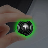 4pcs/set Tesla Car Door Shock Stickers Luminous Absorber Decal