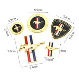 Ford Mustang Metal Car Rear Sticker Trunk Emblem Badge Decal