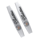 2pcs Cadillac Metal Car Fender Side Badge Decal Rear Emblem Sticker
