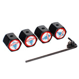 4pcs/set Ford Cobra Shelby Anti-Theft Car Air Valve Stem Cap Auto Tyre Valve Covers