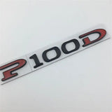 Tesla P75D P85D P90D P100D Letter Metal Car Rear Sticker Decal Emblem Badge