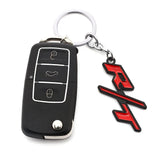 Dodge R/T Logo Metal Car Keychain Keyring