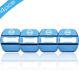 4pcs/set Nissan Nismo Stainless Steel Car Door Lock Cover Protection