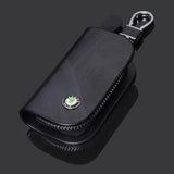 Skoda PU Leather Car Key Bag Key Case