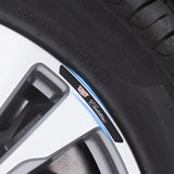 4pcs/set 9cm Cadillac Aluminum Alloy Car Wheel Rim Tyre Sticker