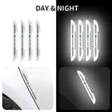 4pcs Land Rover Car Door Bumper Strip Anti-collision Protection Sticker