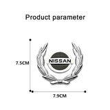 Nissan Metal Car Rear Sticker Auto Window Emblem Badge Decal