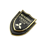 Mitsubishi Shield Carbon Fiber Car Rear Sticker Window Emblem Badge Decal