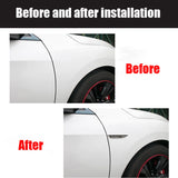2pcs Dodge Metal Car Side Fender Emblem Sticker Decal