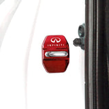 4pcs/set Infiniti Stainless Steel Car Door Lock Cover Protection