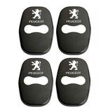 4pcs/set Peugeot Stainless Steel Car Door Lock Cover Protection