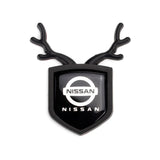 Nissan ABS Deer Car Rear Sticker Shield Trunk Emblem Badge Decal