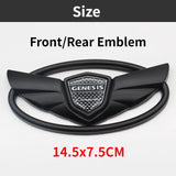 14.5x7.5cm Hyundai GENESIS ABS Car Front Sticker Auto Rear Trunk Emblem Badge