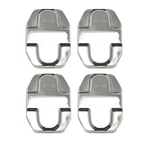 4pcs/set Jeep Cherokee Stainless Steel Car Door Lock Cover Protection