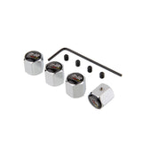 4pcs/set Honda Mugen Typer Anti-Theft Car Air Valve Stem Cap Auto Tyre Valve Covers