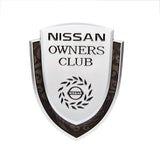 Nissan Metal Shield Car Rear Sticker Auto Window Emblem Badge Decal