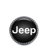 Jeep Luminous Car Engine One-click Start Stop Button Cover Sticker