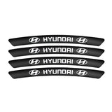 4pcs/set 9cm Hyundai Aluminum Alloy Car Wheel Rim Tyre Sticker