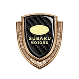 Subaru Metal Carbon Fiber Shield Car Rear Sticker Auto Window Emblem Badge Decal