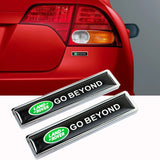 2pcs/set Land Rover Logo Metal Car Side Sticker Auto Emblem Badge