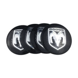 4pcs/set 56mm Dodge RAM RT Challenger Viper Car Wheel Center Hub Sticker Decal