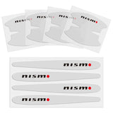 8pcs Nissan Car Door Handle Bowl Wrist Transparent Protector Anti-collision Decal