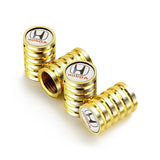 4pcs/set Honda Car Wheel Tire Air Covers Dust Proof Tire Valve Caps