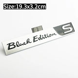 For  LX570 LX470 2008-2019 Accessories Car Rear Trunk Special 3D Black Edition Emblem Badge ABS Stickers Car Styling