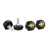 4pcs/set Chevrolet Logo Stainless Steel Car License Plate Bolts
