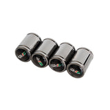 4pcs Skoda Logo Tire Valve Caps