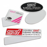 Subaru STI Aluminum Alloy Car Body Sticker Nameplate Rear Emblem Badge Decal