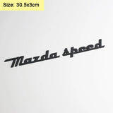 Mazda Mazdaspeed Logo Metal Car Rear Sticker Decal Auto Trunk Emblem Badge