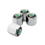 4pcs/set Skoda Car Air Valve Stem Cap Auto Tyre Valve Covers