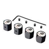 4pcs/set Suzuki Anti-Theft Car Air Valve Stem Cap Auto Tyre Valve Covers