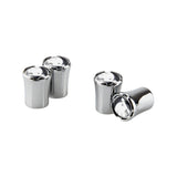4pcs/set Skoda Logo Car Air Valve Stem Caps Auto Tyre Valve Covers with Wrench