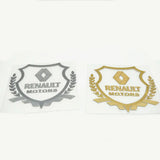 Renault Shield Car Rear Sticker Auto Window Emblem Badge Decal