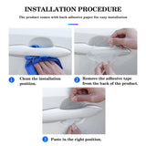 Citroen Car Door Bowl Handle Anti-collision Protective Stickers Scratches Film
