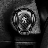 Peugeot Iron Man Metal Car Engine One-click Start Stop Button Cover