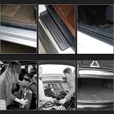 Jeep Carbon Fiber Car Door Threshold Scratch Proof Sticker Decal