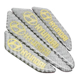 4pcs/set Hyundai Carbon Fiber Car Door Anti-Scratch Sticker Door Side Protection Bumper Strips