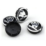 4pcs/set 56/60/65mm Skoda Logo ABS Car Wheel Hub Center Caps Covers