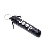 Jeep Carbon Fiber Car Keyring Keychain