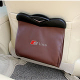 Audi Sline PU Leather Car Garbage Storage Bag