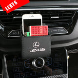 Car Air Outlet Storage Box for Logo RX350 IS300 ES350 IS250 CT200H IS NX GS350 NX200T ES250 Hanging Store Case Accessories