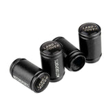 4pcs/set Land Rover Logo Matte Car Air Valve Stem Caps Auto Tyre Valve Covers