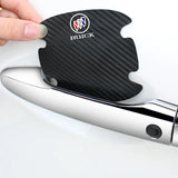 Buick Carbon Fiber Car Door Bowl Handle Anti-collision Protective Stickers Scratches Film